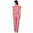 thumbnail image 6 of Bimba Cotton Night Wear Pajama Set Short Sleeve Shirt with Pyjamas Night Suit, 6 of 6