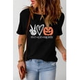 thumbnail image 3 of ABPHQTO Camiseta negra de manga corta con estampado BASEBALL MOM de mujer, 3 of 5