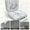 thumbnail image 3 of Bolsa De Almacenamiento De Cables, Protector Acolchado Accesorios Electrónicos Bolsa De Transporte Múltiples Compartimentos Impermeabilización A Prueba De Abrasión Para Viajes, 3 of 7