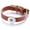 Light Brown, variant on Snap Jewelry Crimson Red Leather Bracelet with Adjustable Buckle and 18MM Snap Holder, 9 Inch