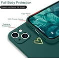 thumbnail image 3 of for iPhone 14 Case Cute Slim Shockproof Phone Case with Wireless Charging Support and Protection, Green, 3 of 7