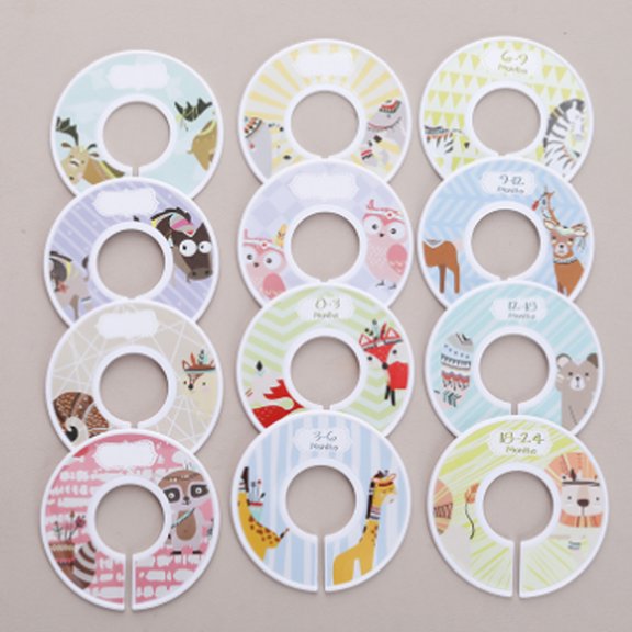 CCOCC Baby Closet Dividers,Versatile Closet Organization Baby Clothes Hangers,Effortless Clip-On Design Bedroom Storage