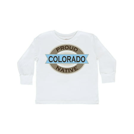 

Inktastic Proud Colorado Native Gift Toddler Boy or Toddler Girl Long Sleeve T-Shirt
