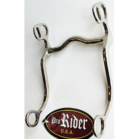 Low Port Mouth - Horse STAINLESS STEEL CURB BIT 5