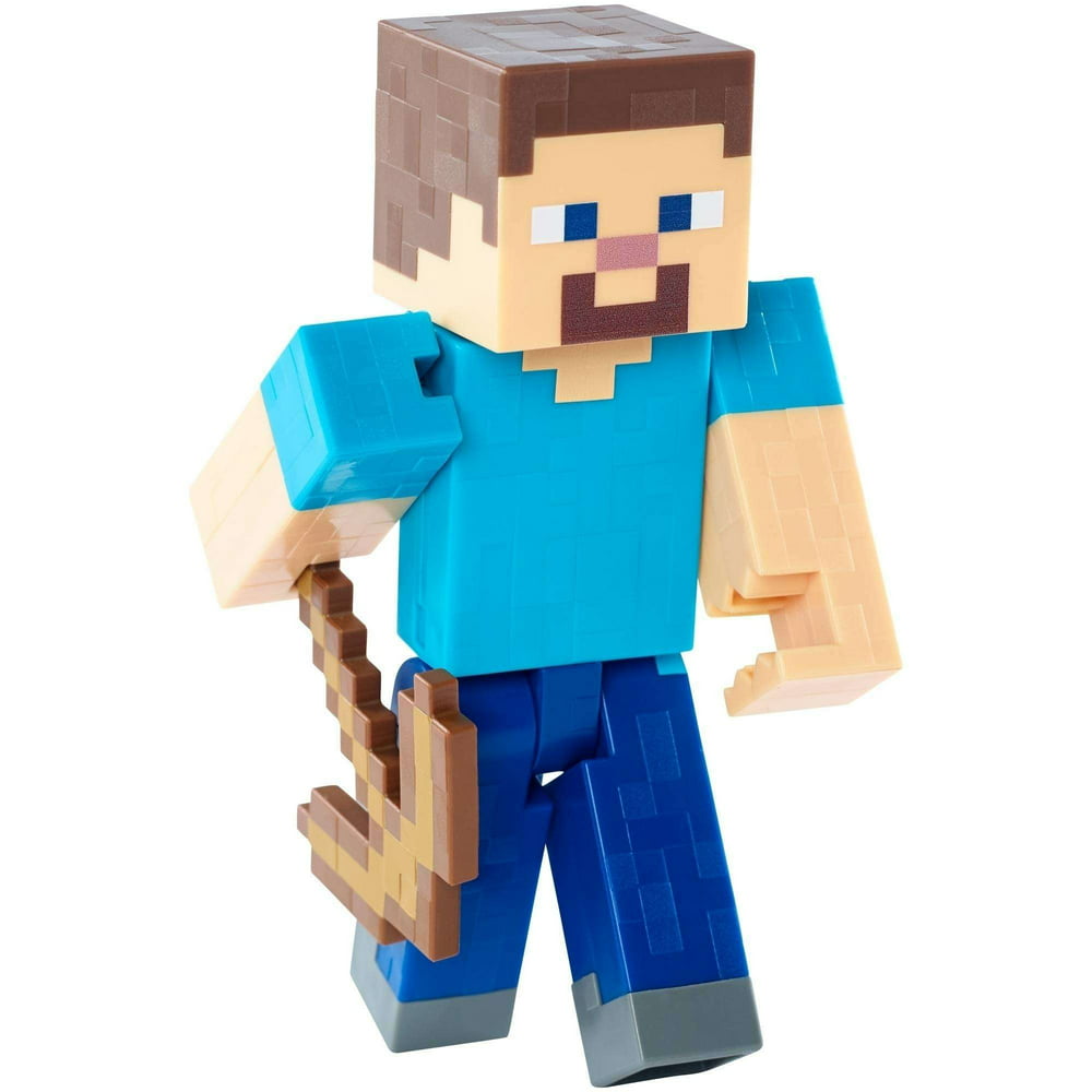 Minecraft Steve With Pickaxe Basic Figure - Walmart.com - Walmart.com