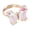 White, variant on Guodhu Butterfly Crystal Ring for Women Bolo Adjustable Womens Ring Trendy, Y2K Dainty Butterfly Jewelry Gifts