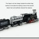 thumbnail image 3 of Juego de tren de vía Retro simulado, juegos de tren eléctrico con luz y sonido, juguete para regalo de Navidad, 3 of 5