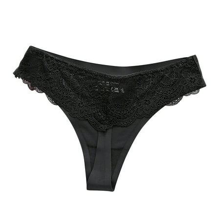 Limited Time Savings  Plus Size High Waist Shorts  Leak Proof Crotch  Solid Lace  Comfortable Underwear  for Workout  Daily Wear  Anti-Leak  Seamless Design  Womens Plus Size Clearance | Black M