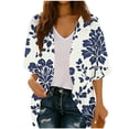 thumbnail image 2 of Purcolt Women's Hawaii Kimono Cardigans Lightweight Casual 3/4 Sleeve Loose Open Front Cardigans Summer Beach Cover up Tops, 2 of 7