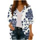 thumbnail image 2 of Xuyuer Spring Beach Cover-Up Cardigan - Women's 3/4 Sleeve Casual Shirt for Summer Seaside Outings, Resort Vacations, Breezy Seasonal Layering Top & Coastal Stroll Essentials, 2 of 7