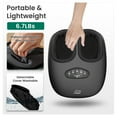 thumbnail image 5 of Snailax Shiatsu Foot Massager for Circulation up to size 13, Air Compression Foot Massager machine with Heat, Gifts, 5 of 5