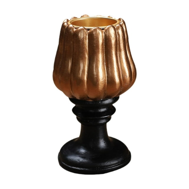 Portavelas de calabaza, decoración de Halloween, farol, candelabro, adorno de resina para sala de estar, inauguración de la casa de granja 65 cm x 125 cm