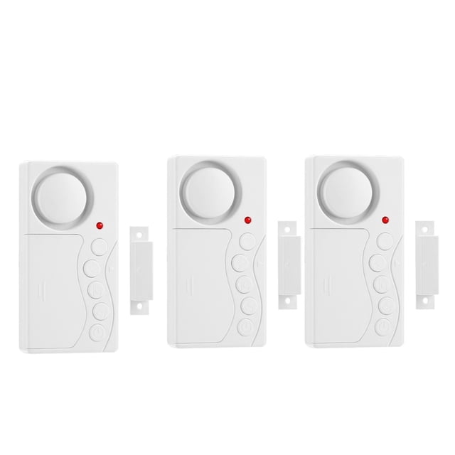 Door Opening Sensor, Wireless Time Delay Door Alarm Anti-theft Door Window Security Alarm Refrigerator Alarm Door Sensor