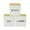 White, variant on Food Storage – Kitchen Canister Set of 3 for Coffee Tea and Flour with Lids Name Marker and Label Keys Practical Containers