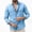 Blue # Mens Shirts, variant on Vetsdori Pockets T-Shirts for Men Winter Outdoor Button Down 1/4 Zipper Collar Casual Plain Mens Shirts Long Sleeve
