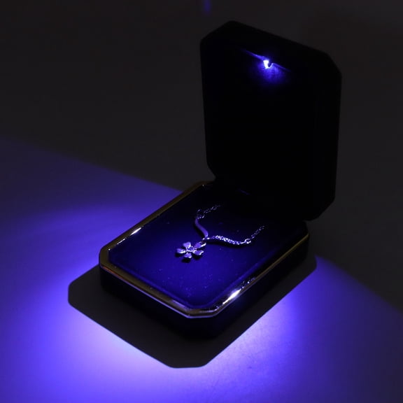 Elegant Pendant Jewelry Box with Built-in Light for Jewelry Gifts of Gift