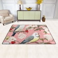thumbnail image 3 of Birds Butterflies Flowers Area Rug Washable Floor Carpet Mat 60 x 39 inch for Bedroom Living Room Kids Room Home Decor, 3 of 7