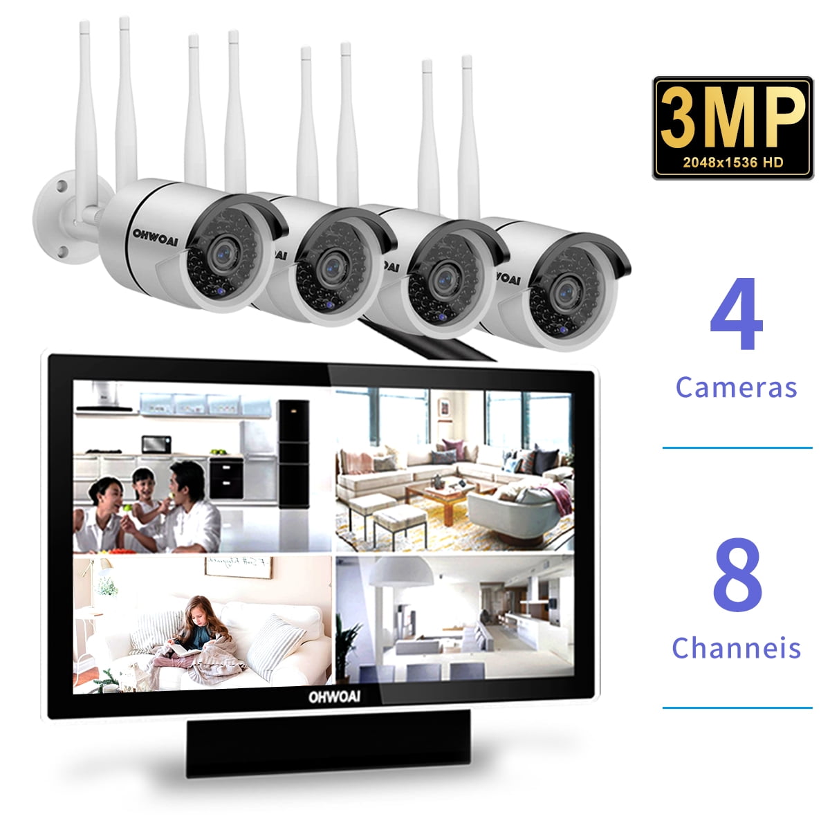 security system monitor screen