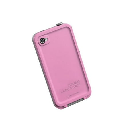 LifeProof 1001-03 Treefrog Case for iPhone 4, Pink/Gray