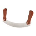thumbnail image 5 of Wooden Pizza Cutter Wheel Non Slip Double Handle Cutter Handle Pizza Premium Macarena cortador de pizza, 5 of 5
