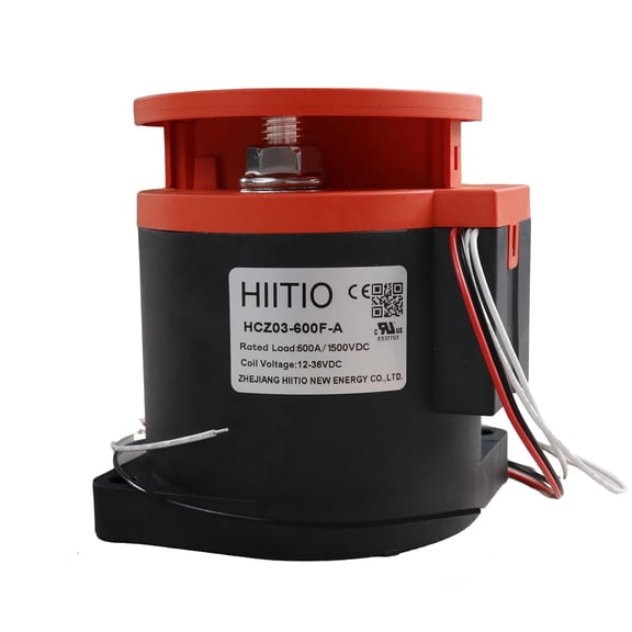 Epoxy Contactor, High Voltage 1500Vdc 600A Epoxy Resin Contactor, Coil Rated Voltage 24VDC, 12-36VDC, Epoxy Resin Package, EV/HEV