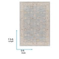 thumbnail image 5 of Livabliss Area Rugs for Living Room, 5x7 Avant Garde Traditional Taupe Rug, Bedroom Dining Room Home Decor Stain Resistant Carpet (5' x 7'5"), 5 of 5