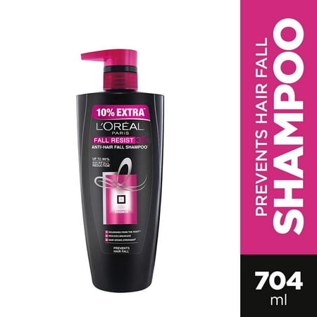 L'Oreal Paris Fall Resist 3X Anti-Hairfall Shampoo, 640ml (With 10%
