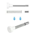 thumbnail image 3 of Uxcell Plunger Latches, 6x55mm/0.24x2.17inch Steel Spring-Loaded Bolt Plunger Latch, 8Pack, 3 of 5