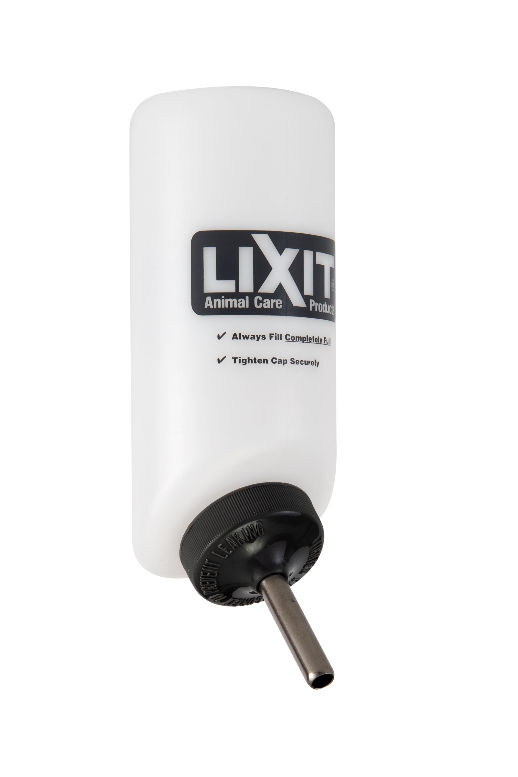 (2 pack) Lixit Wide Mouth Cage Water Bottles for Rabbits, Ferrets, Guinea Pigs, and Chinchillas