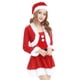 thumbnail image 4 of Disfraz de Navidad vestido de terciopelo con capa larga para mujer Yuyangstore, 4 of 7