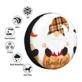 thumbnail image 4 of Naloa Autumn Gnomes-1 PVC Leather Spare Tire Wheel Cover Spare Tire Cover, for Car Truck SUV Camper Trailer Universal Fit(14-17in)-17 inch, 4 of 6