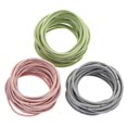 thumbnail image 2 of 100PCS Hair Band Bulk Solid Color Hair Rubber Band Ponytail Holder for Fine Hair, 2 of 8