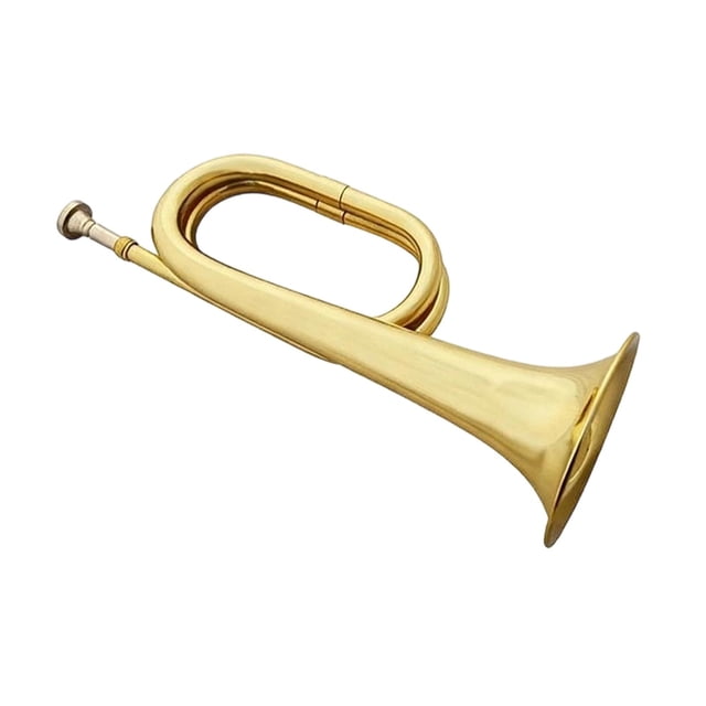 HILABEE Bugle Trumpet Brass Instrument for Orchestra Stage Performance Professionals