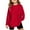#A09-Red, variant on Girls Long Sleeve T Shirts Size 6-7 Crewneck Winter Tshirts for Girls Casual Basic Girls Tops Cotton Oversized Girls Blouses,3-4 Years Red