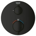 thumbnail image 2 of Grohe Grohtherm 241072430 Single Function 2-Handle Thermostatic Valve Trim in Matte Black, 2 of 3