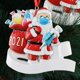 thumbnail image 3 of Máscara de nombre DIY Papá Noel árbol de Navidad colgante joyería Navidad colgante muñeco de nieve decoración Festival regalo de bendición, 3 of 5