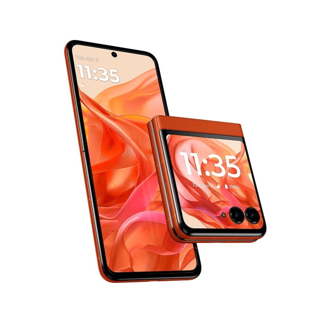 Smartphone Motorola Moto Razr 50 5G 256GB 8GB Spritz Orange Desbloqueado