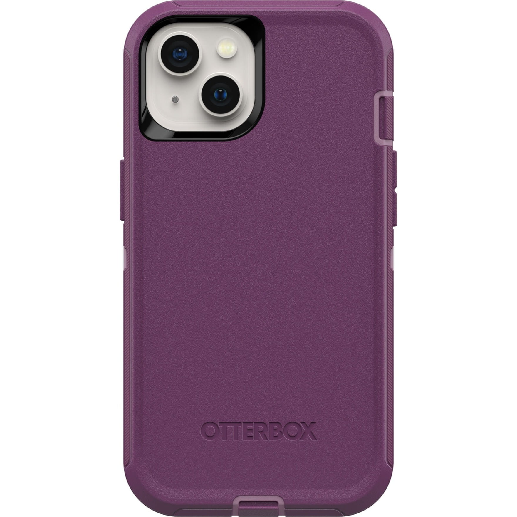 OtterBox Defender Series Case and Holster for Apple iPhone 13 (Only) - Purple