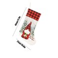 thumbnail image 3 of Suncoda Christmas Tree Decorations, Knitted Christmas Stockings with Santa Claus and Snowman Designs Red Gift Bags Ideal for Christmas Tree Hanging Decoration, 3 of 8