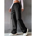 thumbnail image 4 of Pantalones De Mujer, Cintura Elástica, Amigables Con La Piel, Pantalones Largos De Carga Para Mujer, Informales Para Vacaciones ANGGREK  Otros, 4 of 8