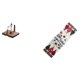 thumbnail image 1 of Organizador de servilletas de madera y camino de mesa navideño para cocina, oficina, comedor, hogar, , invierno, reutilizable, festivo, mesa, 1 of 8