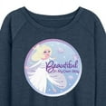 thumbnail image 3 of Frozen - Winter - Beautiful In My Own Way - Women's Lightweight French Terry Long Sleeve Shirt, 3 of 5