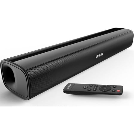 Sound Bar,17 inch Sound Bar for Smart TV with Bluetooth 5.3/Optical/AUX Connection, Soundbar for TV/PC/Gaming/Projectors,Wall Mountable & Ultra Compact Design