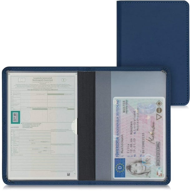 kwmobile Porte-cartes d'immatriculation et d'assurance - Porte