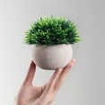 thumbnail image 4 of Artificial Plant Potted Lifelike Round Fake Greenery Plant Faux Plant Decoration, 4 of 10