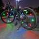 thumbnail image 1 of Luces para rueda de bicicleta, 15 Uds., luces para radios de bicicleta, luces impermeables para rueda de bicicleta para ciclismo seguro, fácil de instalar, 1 of 5