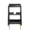thumbnail image 6 of Modway Alchemist 18" Modern Wood Bathroom Vanity Cabinet in Black and Gold, 6 of 9