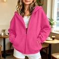 thumbnail image 4 of Kiijoy Girls Casual Zip Up Hoodie Kids Sweatshirt with Pocket, Sizes 11-12Y, 4 of 4