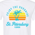 thumbnail image 4 of Inktastic Summer Enjoy the Sunshine St. Petersburg Florida in Blue T-Shirt, 4 of 5