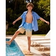 thumbnail image 2 of Boys Swim Trunks Compression Liner Swim Shorts Quick Dry Bathing Suit with Boxer Brief Swimwear 7-20T, 2 of 6